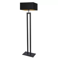 Lampy stojące - LYSNE, lampa podłogowa TORONTO GOLD, czarny ze złotym wnętrzem - miniaturka - grafika 1