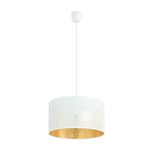 Emibig ASTON 1 WHITE/GOLD 1147/1 lampa wisząca regulowana abażur dużo światła 1147/1 - Lampy sufitowe - miniaturka - grafika 2