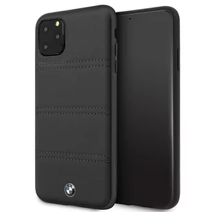 BMW Etui hardcase BMHCN65PELBK iPhone 11 Pro Max czarny/black Signature Horizontal Lines - Etui i futerały do telefonów - miniaturka - grafika 2