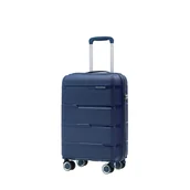 Walizki - Mała kabinowa walizka PUCCINI CASABLANCA PP023C 7A Granatowa - miniaturka - grafika 1