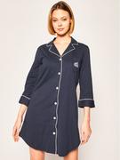 Piżamy damskie - Lauren Ralph Lauren Koszulka piżamowa I813702 Granatowy Regular Fit - miniaturka - grafika 1