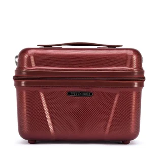 Wittchen Kuferek 56-3P-124-36 Bordowy - Kosmetyczki, organizery i kuferki - miniaturka - grafika 2