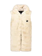 Kamizelki damskie - Geographical Norway Kamizelka polarowa "Uphemere" w kolorze kremowym - miniaturka - grafika 1