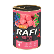 Mokra karma dla psów - Rafi - Junior pełnoporcjowa karma dla szczeniąt z cielęciną i młodych psów - miniaturka - grafika 1