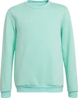Bluzy damskie - Bluza dla dzieci adidas Entrada 22 Sweat Top miętowa HC5042-152cm - miniaturka - grafika 1
