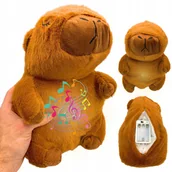 Maskotki i pluszaki - Maskotka Pluszak Kapibara Oddychający Uspokajacz Zabawka szumiąca Przytulanka 30cm - miniaturka - grafika 1