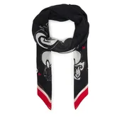 Apaszki i szaliki damskie - Szal KARL LAGERFELD B1W33106 Czarny - miniaturka - grafika 1