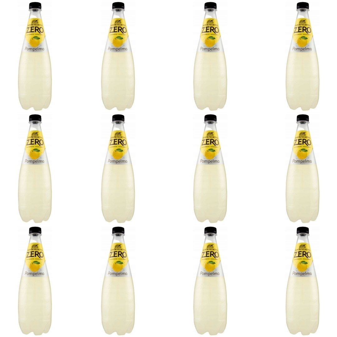 Lemoniada z białych grejpfrutów Pompelmo Zero 12 x 750ml - San Benedetto