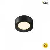 Lampy sufitowe - SLV Fera lampa sufitowa LED, 20 cm czarna matowa - miniaturka - grafika 1