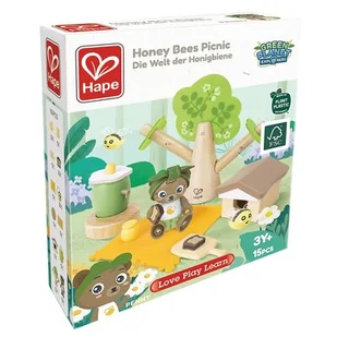 Zabawka drewniana HAPE, Produkcja miodu - Green Planet Explorer E3415A - Zabawki interaktywne dla dzieci - miniaturka - grafika 1