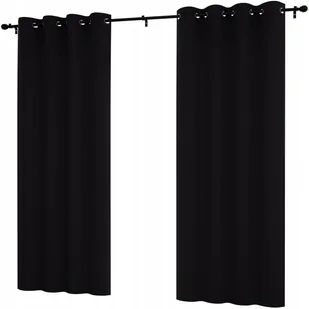 Zasłona gotowa 145x240 na przelotkach zasłony gładkie matowe do salonu - Zasłony - miniaturka - grafika 1