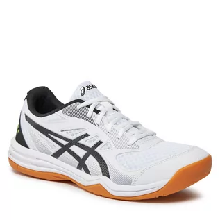 Buty sportowe męskie - Buty Asics Upcourt 5 1071A086 White/Safety Yellow 103 - grafika 1