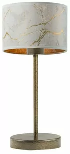 LAMPA NOCNA Z MOTYWEM MARMURU KIRA MARBLE - Lampy stojące - miniaturka - grafika 1