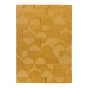 Żółty wełniany dywan Flair Rugs Gigi, 160x230 cm - Dywany - miniaturka - grafika 1