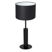 Lampy stojące - Luminex Table lamps 3677 Lampa stołowa lampka 1x60W E27 czarny/biały - miniaturka - grafika 1