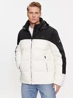 Kurtki męskie - Champion Kurtka przejściowa Jacket 219191 Écru Regular Fit - miniaturka - grafika 1