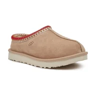 Kapcie damskie - UGG Skórzane obuwie domowe W TASMAN z dodatkiem wełny - miniaturka - grafika 1