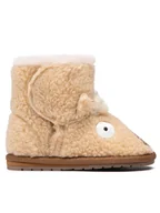 Buty dla dziewczynek - EMU Australia Śniegowce Llama Walker B12341 Brązowy - miniaturka - grafika 1