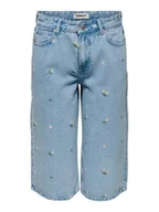 Spodnie sportowe damskie - ONLY Szorty jeansowe Cobain 15349519 Niebieski Loose Fit - miniaturka - grafika 1