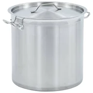 Garnki - vidaXL Garnek, 33 L, 35 x 35 cm, stal nierdzewna - miniaturka - grafika 1