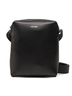 Calvin Klein Saszetka Ck Premium Leather Reporter S K50K512887 Czarny - Nerki - miniaturka - grafika 1