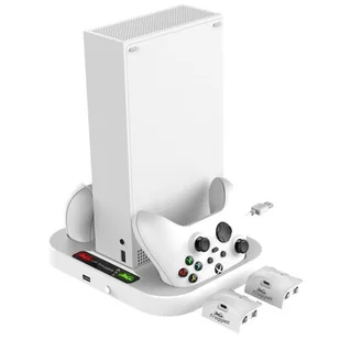 Podstawka chłodząco - ładująca FROGGIEX do Xbox Series S Biały - Akcesoria do Xbox - miniaturka - grafika 1