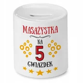 Skarbonki - Dla Masażystki Skarbonka na Urodziny na Prezent z Nadrukiem ze Zdjęciem + Opakowanie na prezent (wzór 02) - miniaturka - grafika 1