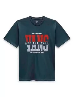 Vans Koszulka męska Stacklets, Indygo, XL - Koszulki męskie - miniaturka - grafika 1