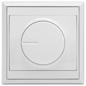 Wyłączniki światła i elektryczne - Abex Ściemniacz Luna biały - miniaturka - grafika 1