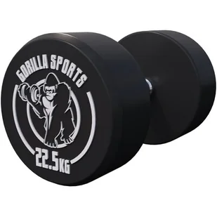 Gorilla Sports Hantla Stała Profesjonalna 22,5kg - Hantle i ciężarki - miniaturka - grafika 1