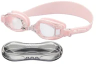Materace dmuchane i koła do pływania - Okulary pływackie damskie młodzieżowe MONTANA MG1B, kolor różowy - miniaturka - grafika 1
