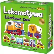 Gry planszowe - Adamigo Lokomotywa - Literkowe ZOO nowa edycja - miniaturka - grafika 1