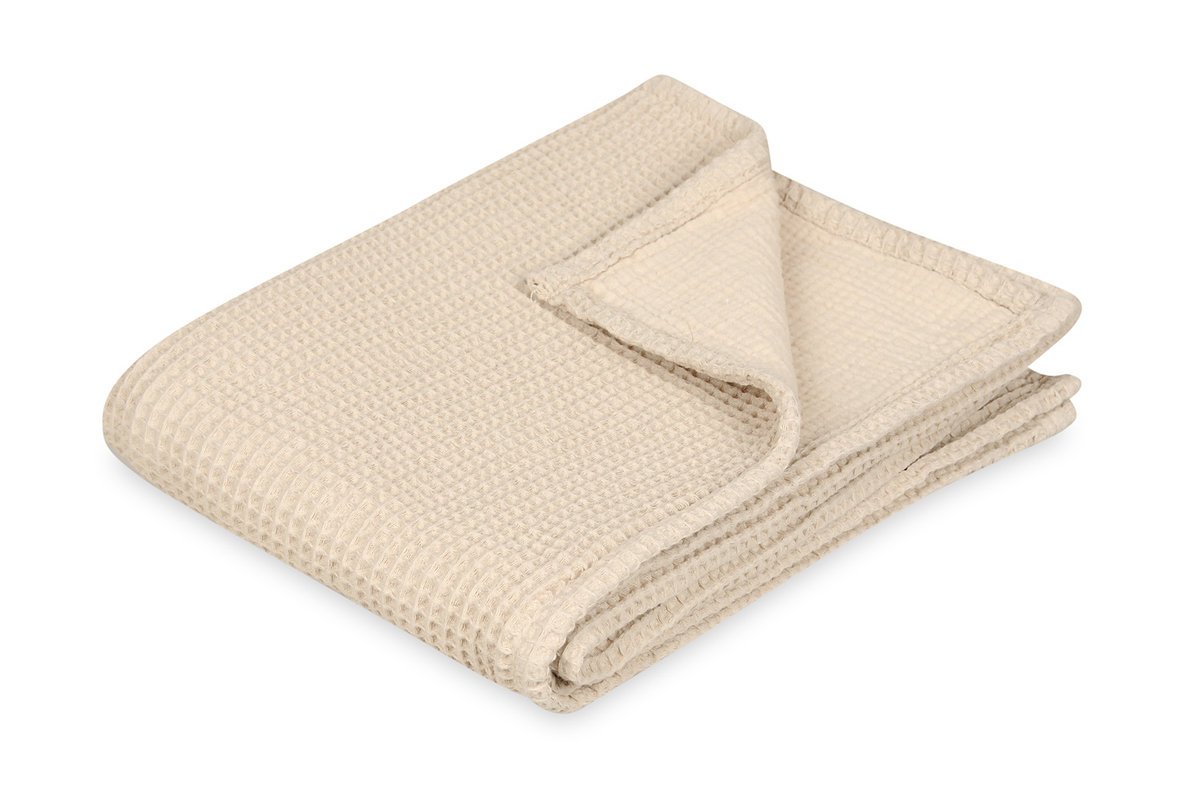 Kocyk dziecięcy 75x100 Prestige muslin beżowy BabyMatex