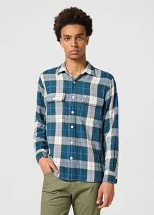 Męska koszula Wrangler 2 PKT SHIRT S - Koszule męskie - miniaturka - grafika 1