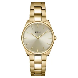 Zegarek Cluse Zegarek CW11212 Steel/Full Gold - - Zegarki damskie - miniaturka - grafika 2