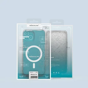 Nillkin Nature Pro Magnetic Case etui iPhone 14 magnetyczny pokrowiec MagSafe niebieski - Etui i futerały do telefonów - miniaturka - grafika 5