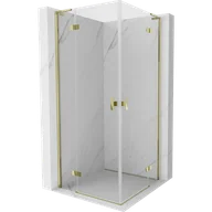 Kabiny prysznicowe - Mexen Mist-H L Duo kabina prysznicowa uchylna 75 x 75 cm, transparent, złota - 8A5L-075L-075P-50-00 - miniaturka - grafika 1