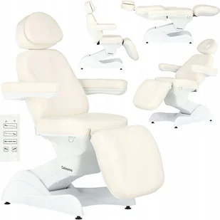 Fotel kosmetyczny elektryczny do salonu kosmetycznego pedicure regulacja 4 siłowniki Karim - Fotele kosmetyczne - miniaturka - grafika 1