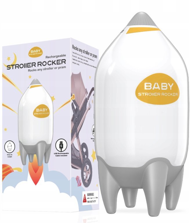 Baby rocker przenośny aby sleep bujak kołyska do wózka ładowany USB