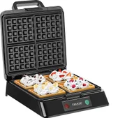 Gofrownice - Gofrownica Transa Electronics Gofrownica na 4 gofry Four Waffles 1500W - miniaturka - grafika 1