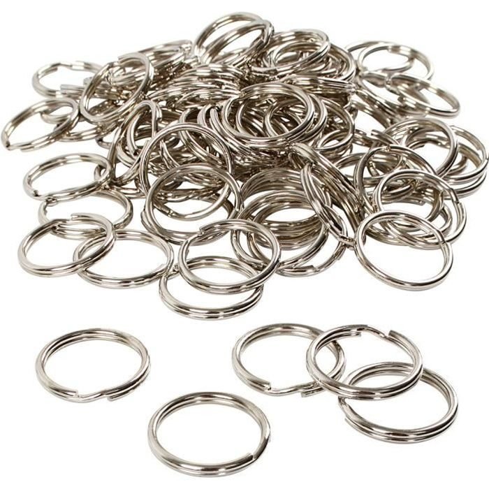 Duże metalowe pierścienie do kluczy - dobra jakość - do breloków itp. ref. 51275
