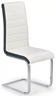 Krzesła - Krzesło metalowe PROFEOS Damer, białe, 57x42x99 cm - miniaturka - grafika 1