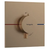 Baterie podtynkowe - HANSGROHE 15574140 ShowerSelect Comfort E Bateria termostatyczna, podtynkowa Brąz Szczotkowany - miniaturka - grafika 1