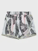 Spodenki damskie - Guess Szorty materiałowe J3GD05 WFBN0 Zielony Relaxed Fit - miniaturka - grafika 1