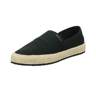 Damskie espadryle GANT RAFFIAVILLE 28569606-G00 – Czarny - Espadryle damskie - miniaturka - grafika 1
