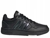 Buty sportowe damskie - Buty damskie młodzieżowe czarne adidas Hoops 3.0 Black GZ9671 39 1/3 - miniaturka - grafika 1