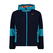 Kurtki i płaszcze dla chłopców - CMP, Kid Jacket Fix Hood, Boy, B.Blue-Danubio, 152 - miniaturka - grafika 1