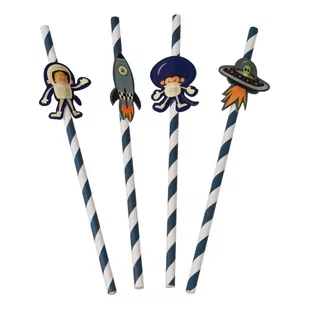 Zestaw 4 słomek Rex London Space Adventures - Słomki do napojów Zestaw 4 słomek Rex London Space Adventures - Słomki do napojów - miniaturka - grafika 1