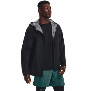 Męska kurtka treningowa Under Armour UA STRMPRF CLDSTRKE STR JKT - czarna - UNDER ARMOUR - Kurtki męskie - miniaturka - grafika 1