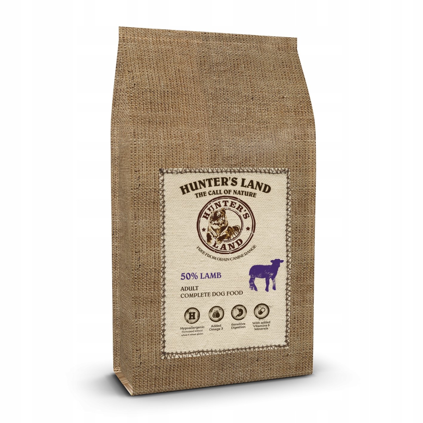 HUNTER''S LAND Grain Free 50% Lamb 12kg